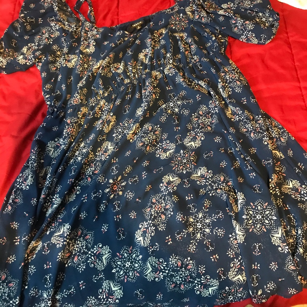 Cold shoulder plus size torrid dress!